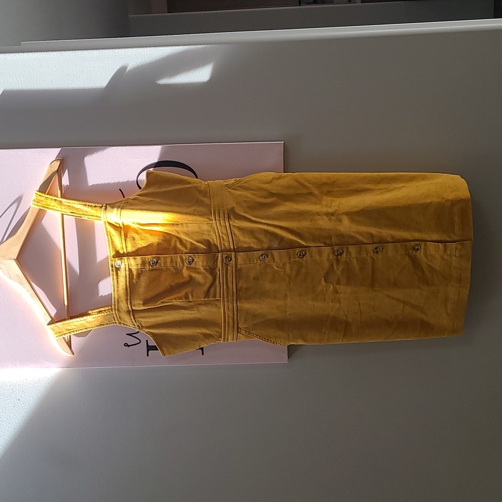 J Crew button front corduroy dress